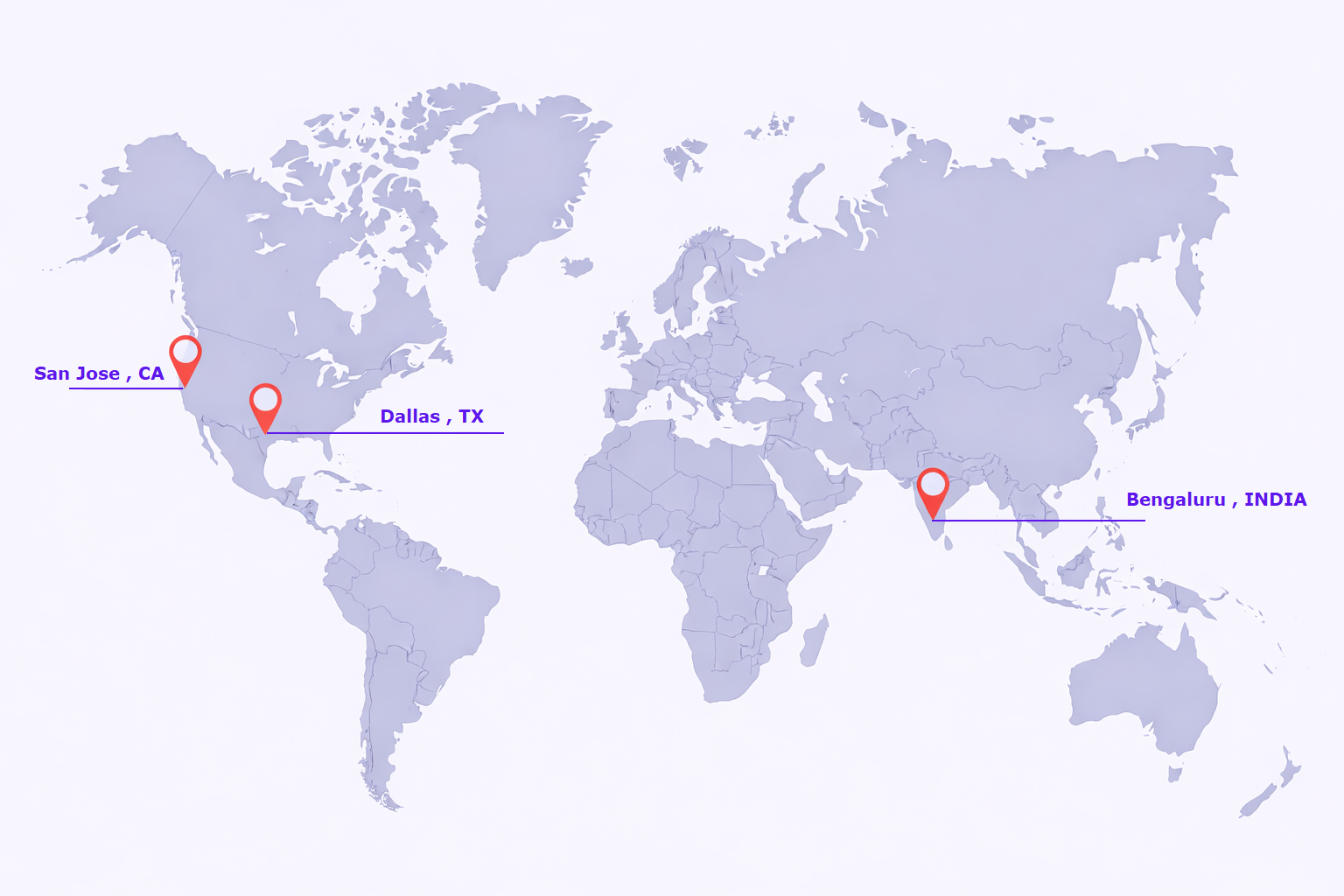 Office Locations Map